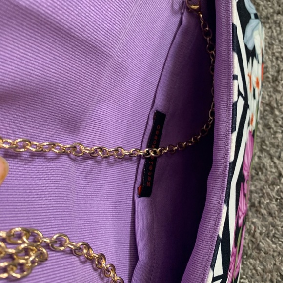 Handmade fabric clutch